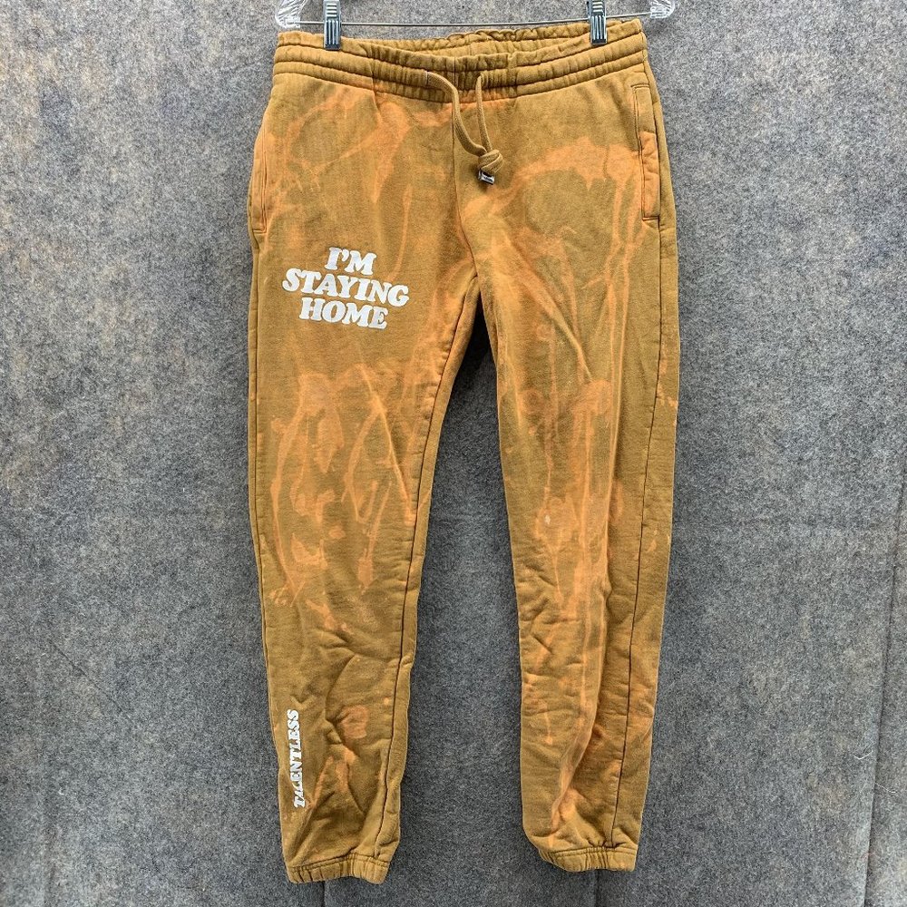 Talentless Sweatpants Women Medium Ladies Yellow Jogger Pants Outdoors Pockets